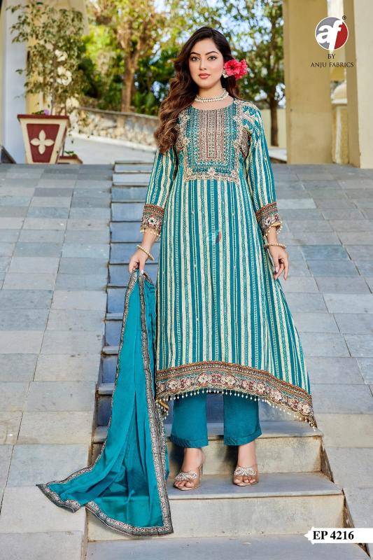 Anju fabrics d.no EP 4216 c cut  Kurtis at wholesale prices